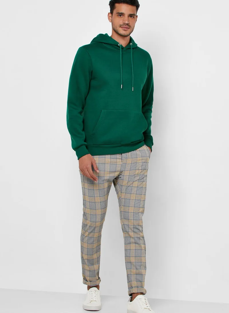 FOREVER 21 Drawstring Fleece Hoodie