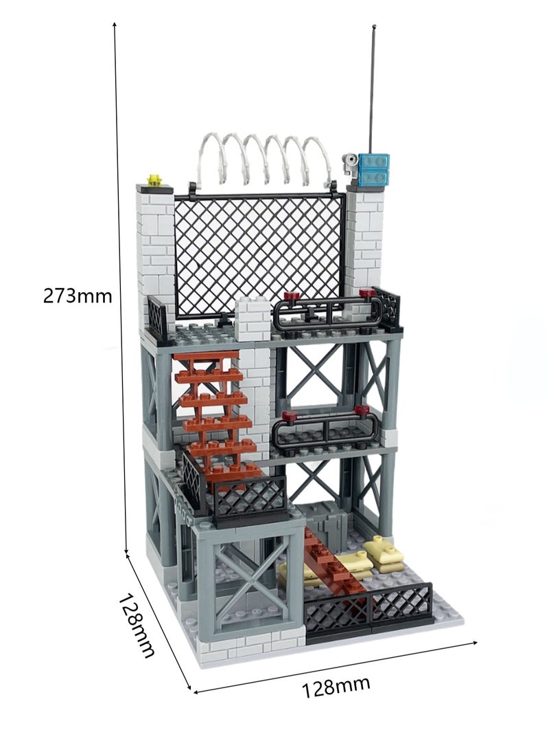 Loquat Military Series Military Factory Small Particle Assembly Building Block Toy Model - Image 2