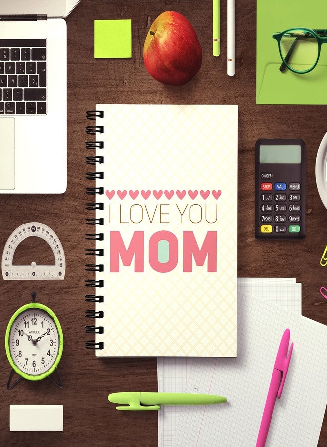 Tinywalk A5 Size Diary Notebook for Drawing Pad,100 GSM 160 Pages(Love You Mom) - Image 1