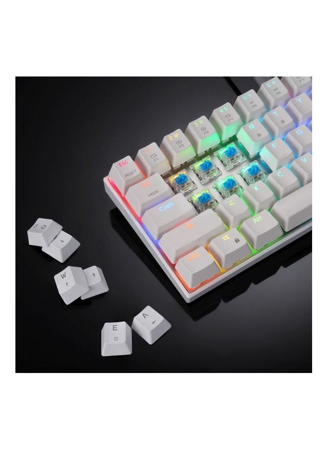 NIBEMINENT Wired Mechanical Keyboard White  - Image 3
