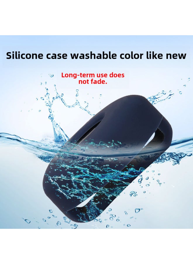Applicable Airtag Dog Collar Protective Case Apple Tracker Positioning Pet Anti-lost Case Keychain Silicone - Image 3