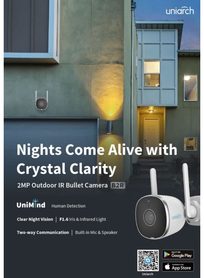 UNIARCH HD Outdoor Bullet Wi-Fi CameraUho-B2R-M2F(3)4 - Image 5