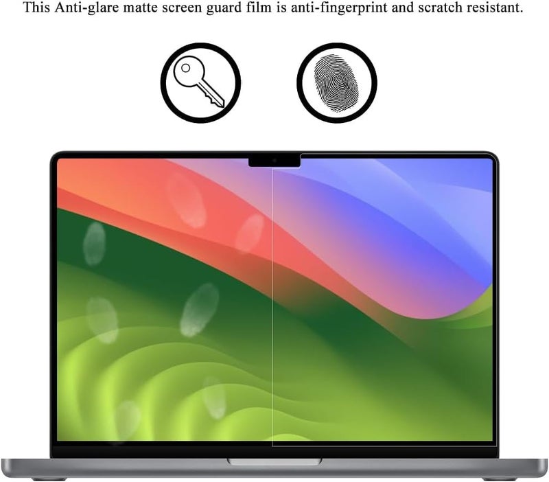 OJOS Anti Glare Screen Protector Designed for New Apple 2025-2024-2023 MacBook Air 15 inch (Model: A3241 A3114 A2941) Laptop with M4 M3 M2 chip 15.3 inch (Matte) - Image 4