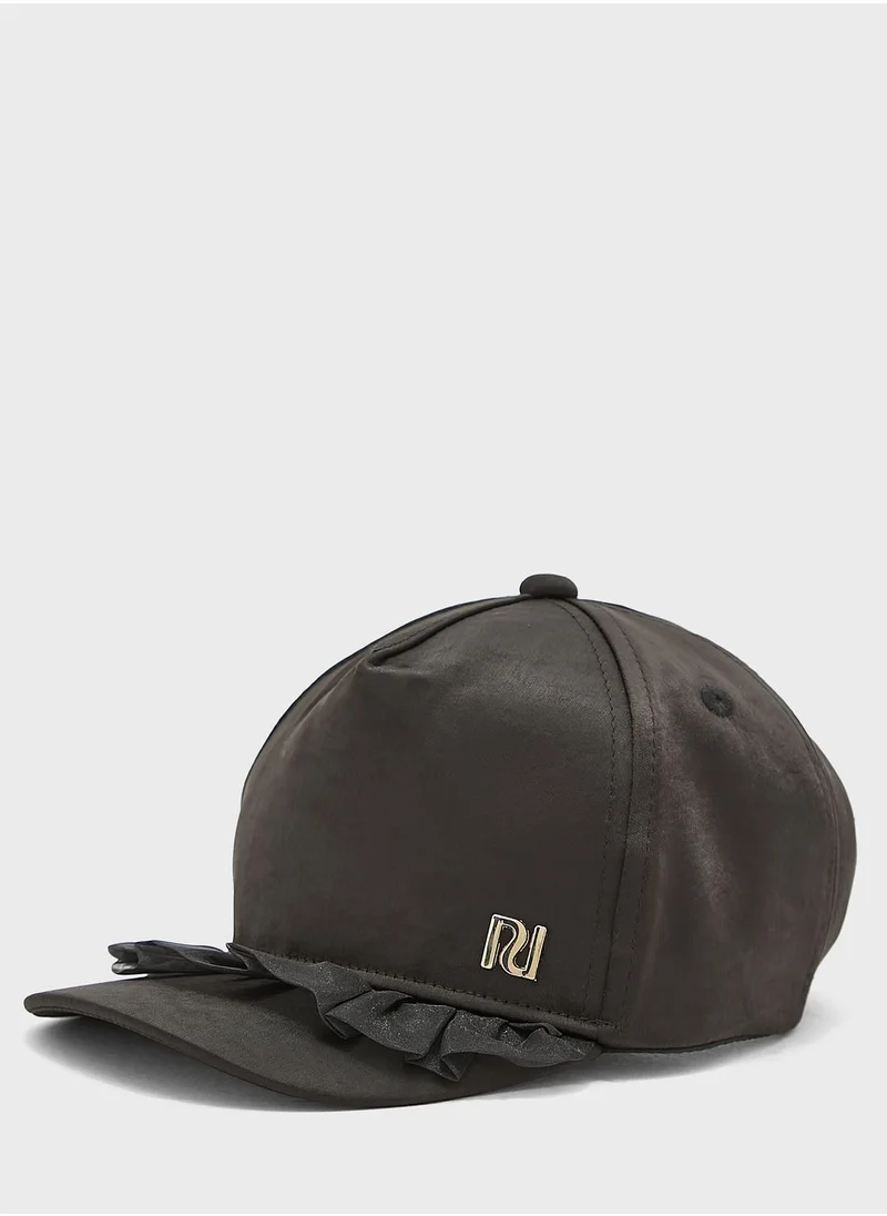 RIVER ISLAND Kids Frill Curved Cap