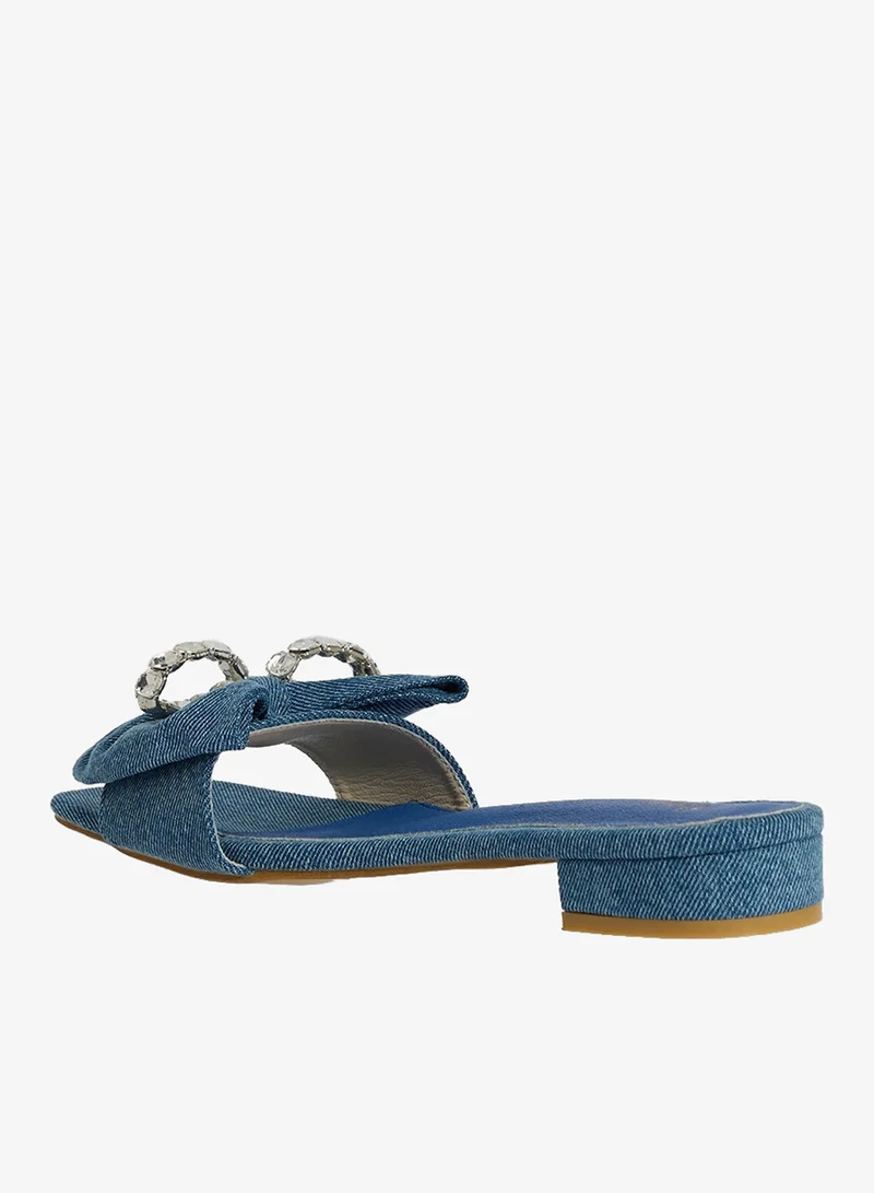 Ginger Flat Sandal With Bow