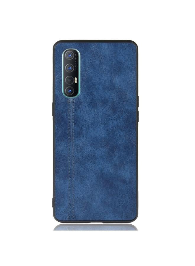 اس-توب جراب لهاتف Oppo Find X2 Neo مقاوم للصدمات بنمط جلد البقر المخيط من البولي يوريثين الحراري + البولي يوريثان الحراري + جراب TPU - Image 2