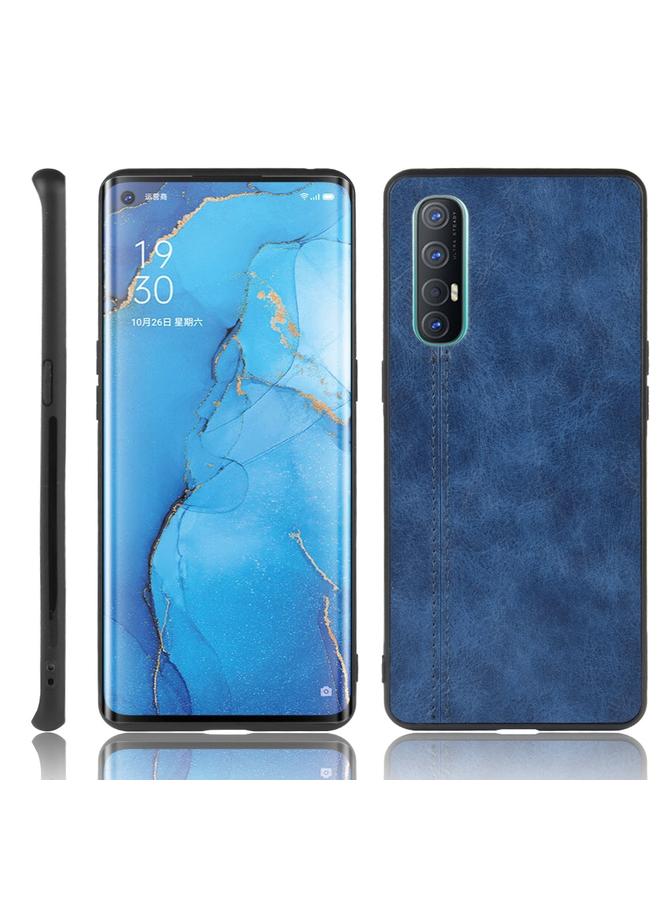 اس-توب جراب لهاتف Oppo Find X2 Neo مقاوم للصدمات بنمط جلد البقر المخيط من البولي يوريثين الحراري + البولي يوريثان الحراري + جراب TPU - Image 1