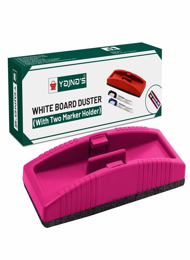 YAJNAS Magnetic Whiteboard Duster, White Board Duster | Whiteboard Eraser for Erasing White Board Marker or Chalk Board Writing - Assorted Colours - Colour May Vary (Magnetic Duster, Pack of 2) - Image 4