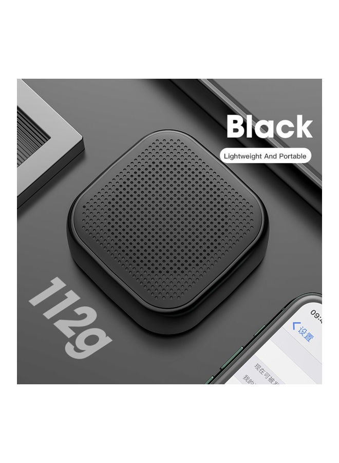 NIBEMINENT Mini Portable Wireless Bluetooth Speaker V9474B-V Black - Image 2