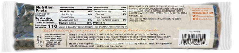 Manischewitz Hearty Bean Cello Soup Mix with Seasoning 6oz (4 Pack) - Image 2