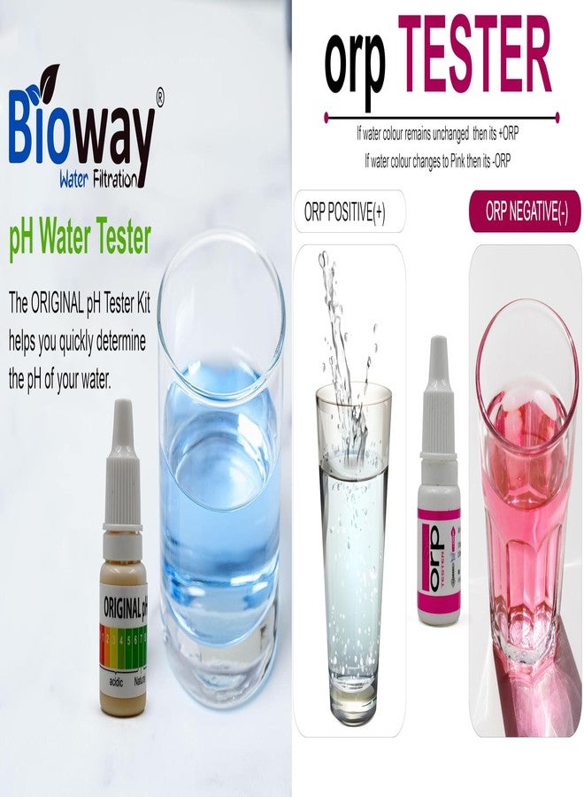 BIOWAY PH & ORP TESTING SOLUTION KIT LIQUID DROPS FOR TESTING RO/ANY WATER BY SELF - Image 4