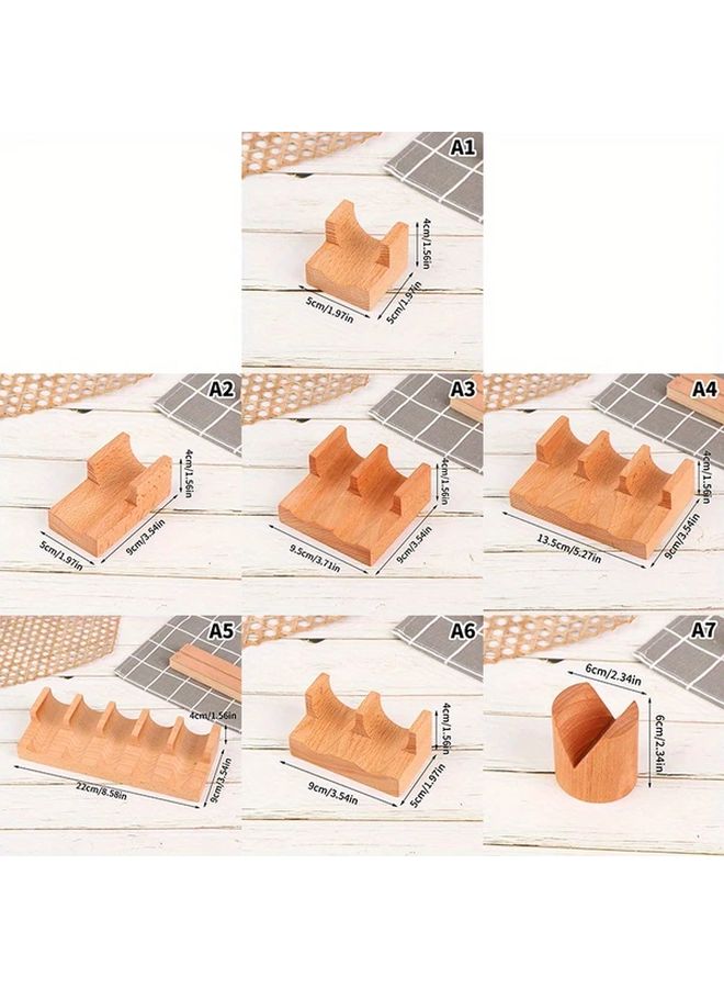 Wooden Sushi Boat Stand A2 Holder Sashimi Rack Seaweed Rice Roll For Home Kitchen Restaurant - Image 4