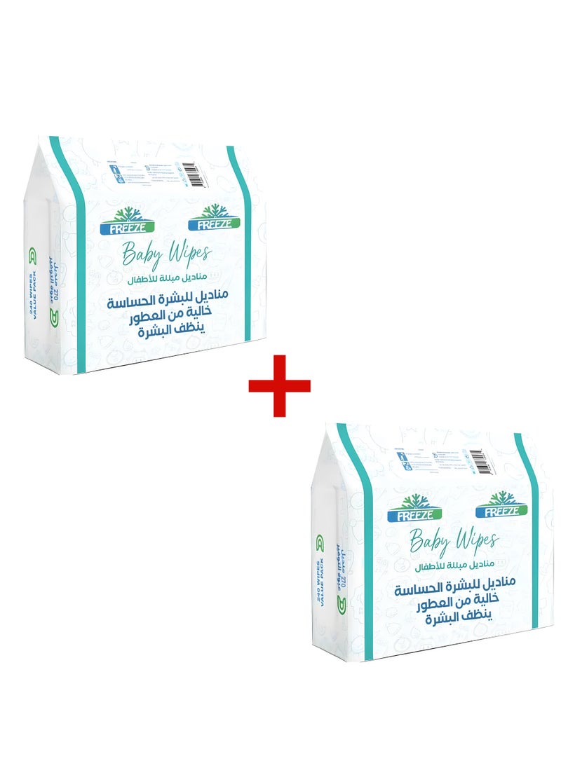 Freeze Wet Wipes Without Fragrance, 540 Wipes - pzsku/Z4B7A12EA6C1BB092E319Z/45/_/1736948368/e1febdd8-0d29-4a99-814c-30b254c335cb