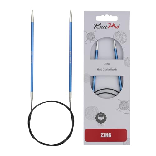 KnitPro Zing Fixed Circular Needles 24" (60cm) | US Size 6 (4mm) - Image 1