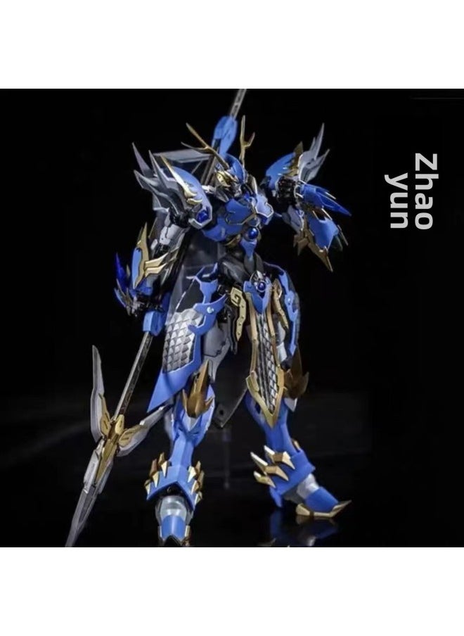 Generic - Gundam Model Three Kingdoms Dynamic Nuclear Ao Bing Lu Bu Cao Ren Bai Xueji Mecha Assembled Hand-made Toy Blind Box-Color:Make A Wish—zhao Yun [must Release Model] - Image 1