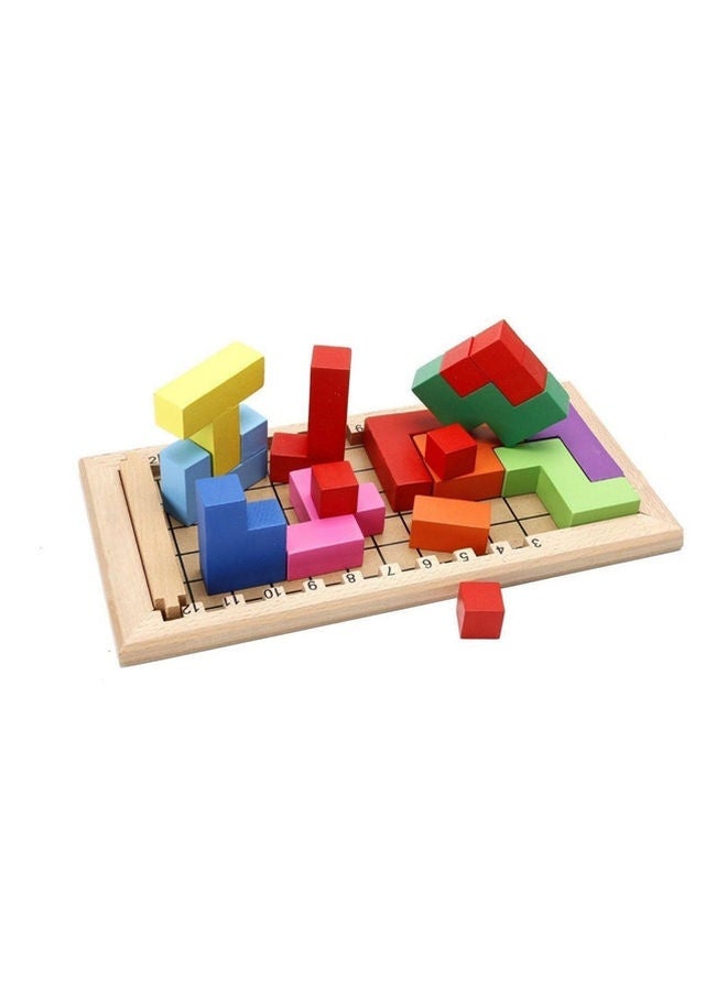 لعبة التنمية المبكرة الخشبية مجموعة اللغز الخشبية التعليمية - Image 3