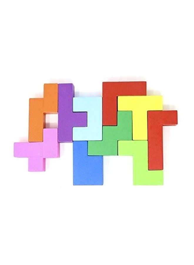 لعبة التنمية المبكرة الخشبية مجموعة اللغز الخشبية التعليمية - Image 2