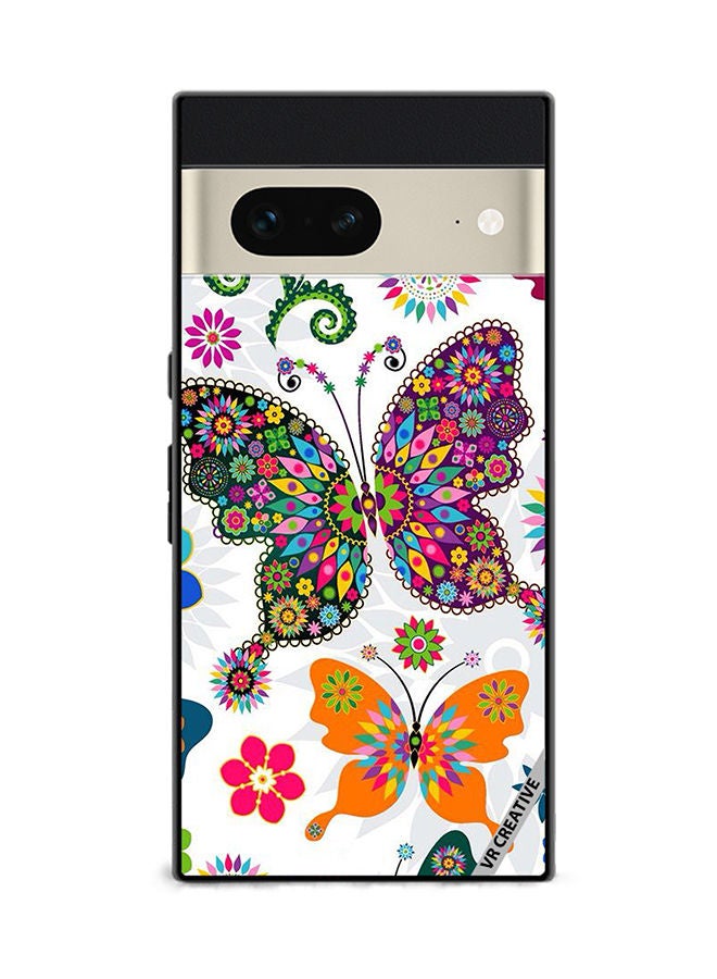 VR CREATIVE Protective Case Cover For Google Pixel 7 Butterflies Design Multicolour - Image 1