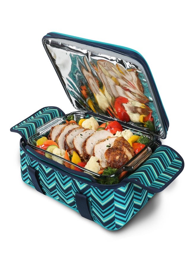 Arctic Zone Expandable Thermal Insulated Food Carrier, Large, Teal, Fabric - Image 4
