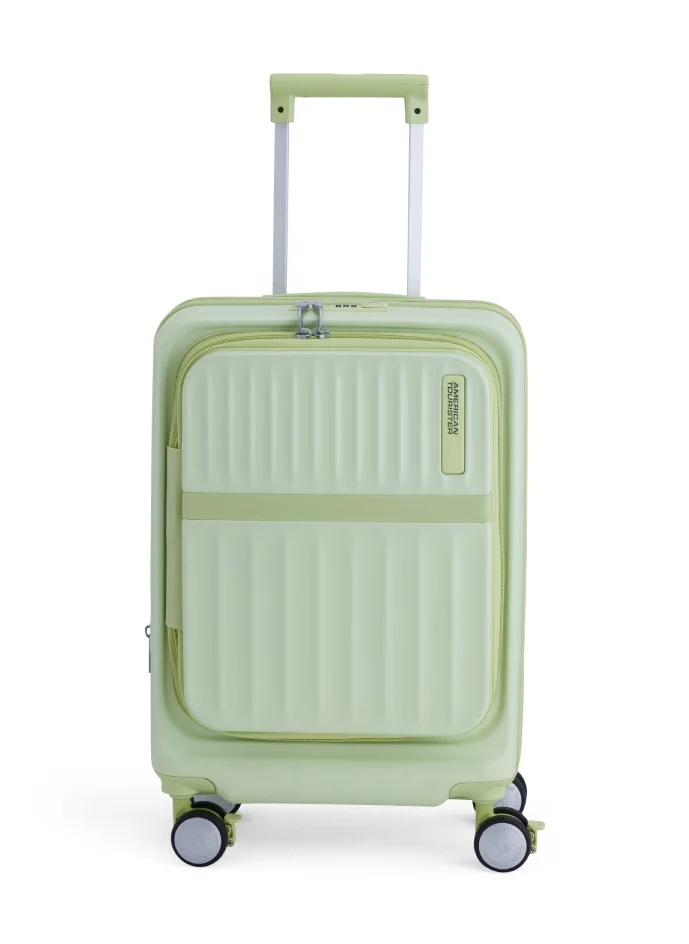 امريكان توريستر American Tourister Trento + Spinner 54 cm - Matcha Green - 3 Years Global Warranty