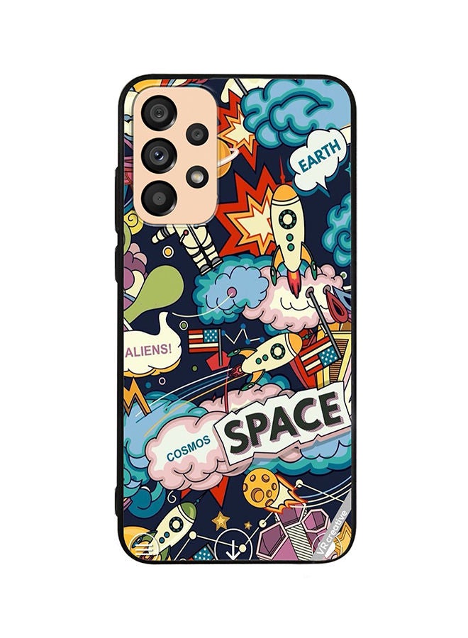 VR CREATIVE Protective Case Cover For Samsung Galaxy A33 5G Space Design Multicolour - Image 1