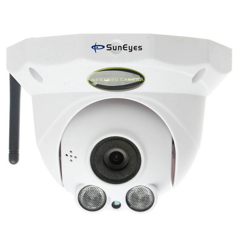 SunEyes  P Series H.264 HD 720P Wifi Wireless Dome IP Camera, 1.0 Mega Pixels 3.6mm Fixed Focal Lens, Two Way Audio Array IR, Built in IR-Cut, Support Micro SD / TF Card, SP-P702W - Image 1