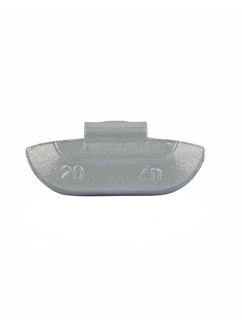 RHINOMOTIVE Automotive Zinc Clip-on Wheel Weight 20g 100Pcs Per Box  - Image 1