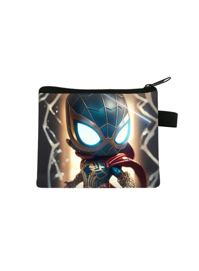 Spider-man Children's Coin Purse Small Wallet Student Portable Large Capacity Storage Bag Children's Coin Purse