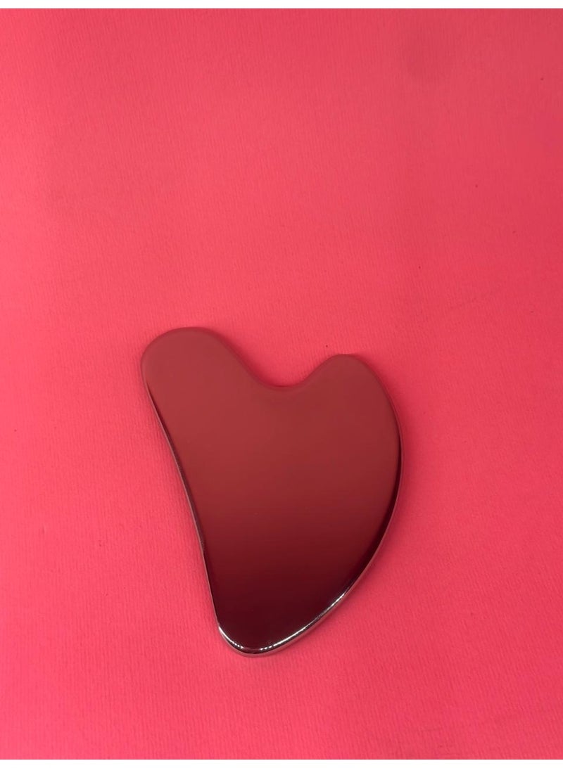 Face Massage Roller Stainless Steel for Body, Face, Neck and Eyes, Durable Gua Sha, Gua Sha Skin Care Gift Stainless Steel for Women wrinkle and anti-aging 100gm - Image 1