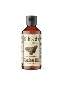 Khadi Natural Herbal Organic Cold Pressed Pure and Castor Oil 100 ml