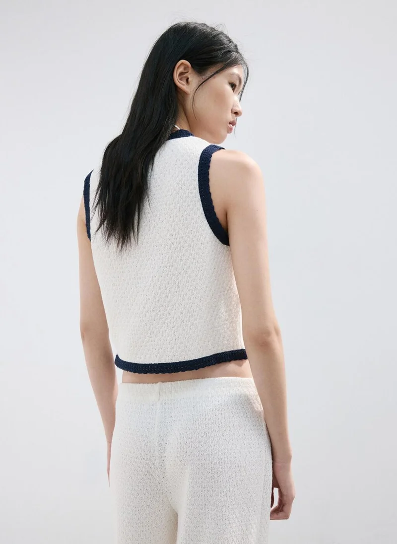 MANGO Vest with bows