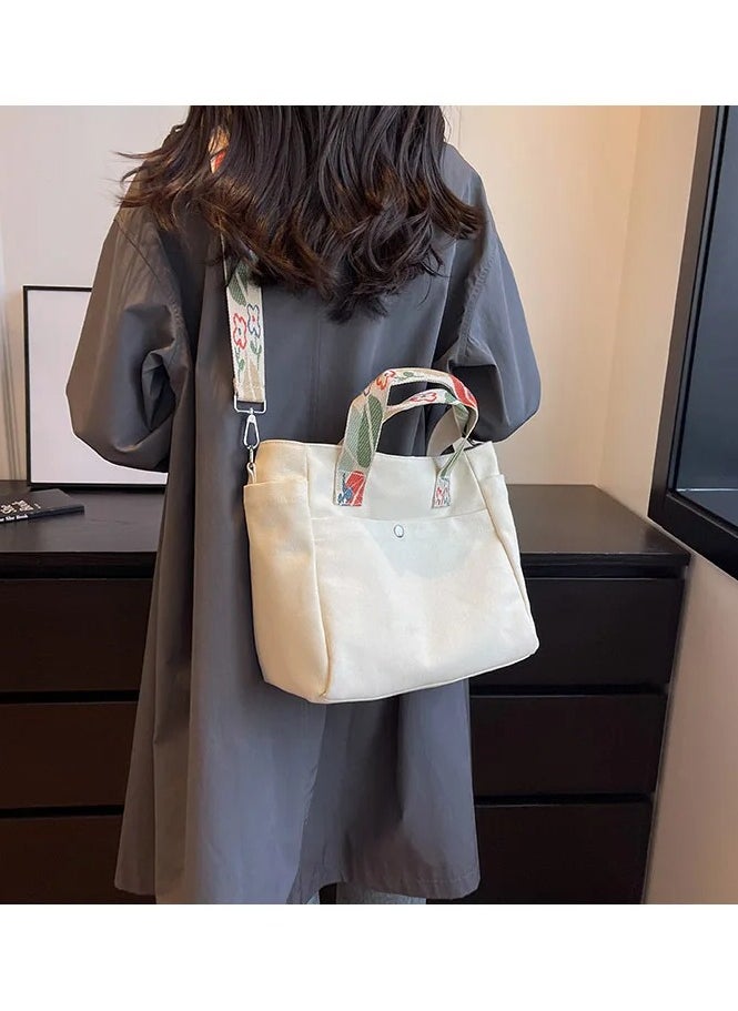 Rup Art Adjustable Shoulder Bag Women’s Nylon Canvas Bag Casual Tote Crossbody Bags With Zipper Rup Art  - Image 2