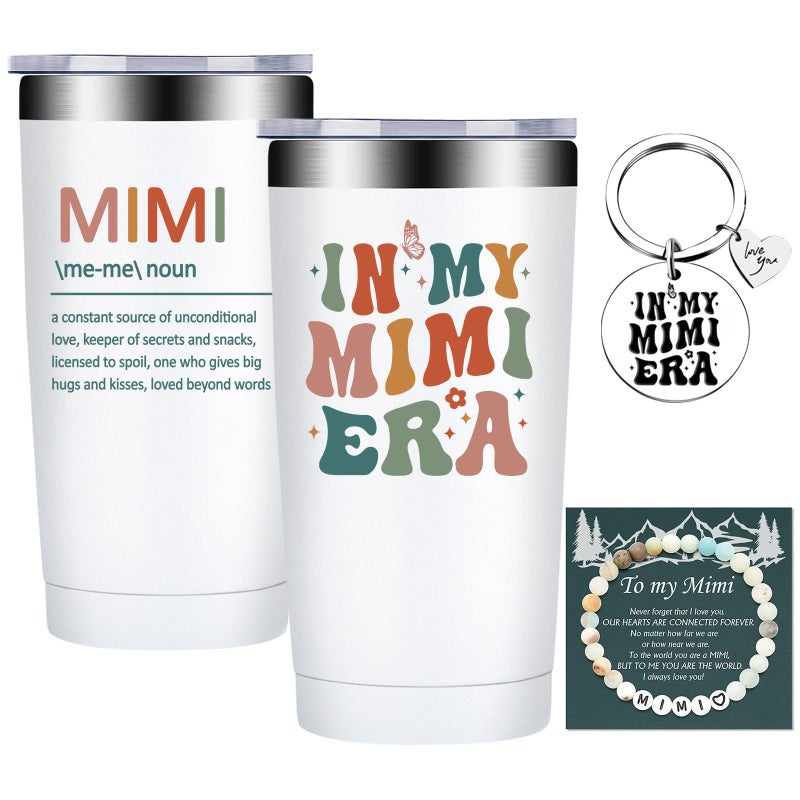 Fufandi Mimi Gifts Best Mimi Ever  Mothers Day Christmas Birthday Gifts for Mimis Grandma Grandmother New Nana  Tumbler Cup