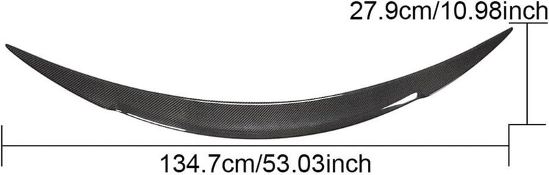 Wivplex Carbon Fiber Rear Trunk Spoiler for Tesla Model S - Image 2