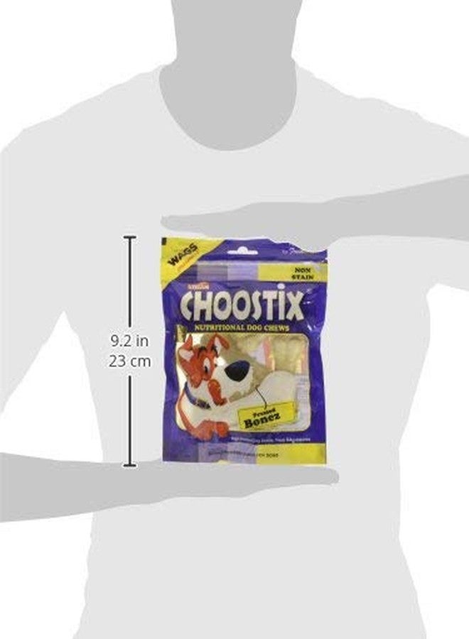 Choostix Pressed Dog Bone (4 Pieces, 4-inch, Pack of 2) - Image 4