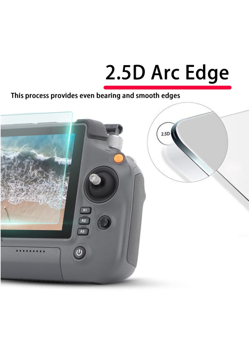 SYOSI RC Plus Controller Screen Protective Film for DJI Inspire 3 Camera Drone Remote Control, Set of 2 9H Hardness Anti-Scratch Tempered Glass Screen Protector RC Quadcopter Accessories - Image 2