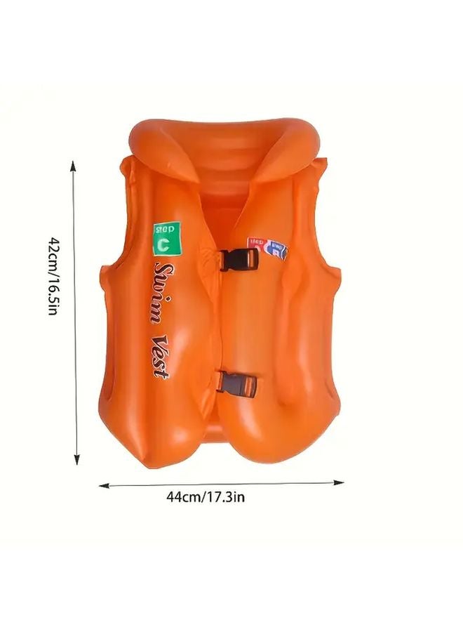 سترة سباحة قابلة للتعديل للمراهقين - الطراز الأصفر - إغلاق مشبك آمن - تعلم السباحة - Image 3