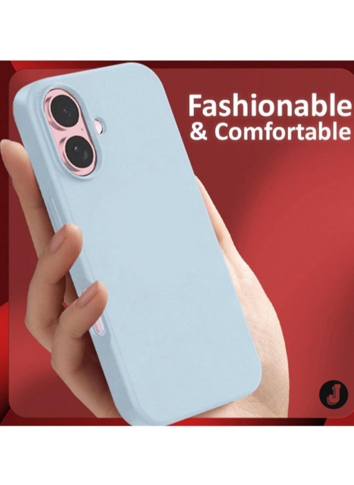 JAJEEK "NEW Liquid Silicone Case for iPhone 16 Plus - Ultra Slim Design, Soft Microfiber Lining & Drop Protection" - Image 4