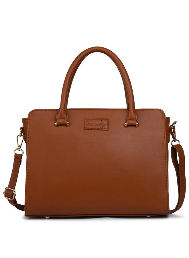 K London حقيبة ك لندن من الجلد النباتي مع حزام كتف قابل للتعديل وقابل للفصل للنساء والفتيات | حقائب كروس بودي أنيقة للنساء | حقيبة كتف للسيدات | حقيبة يد للنساء | حقيبة كتف (2311) (بني) - Image 1