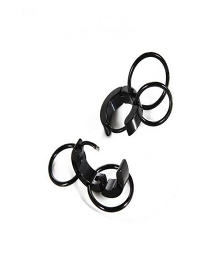 السيدات أقراط الفولاذ المقاوم للصدأ أزياء الكلاسيكية - Image 2