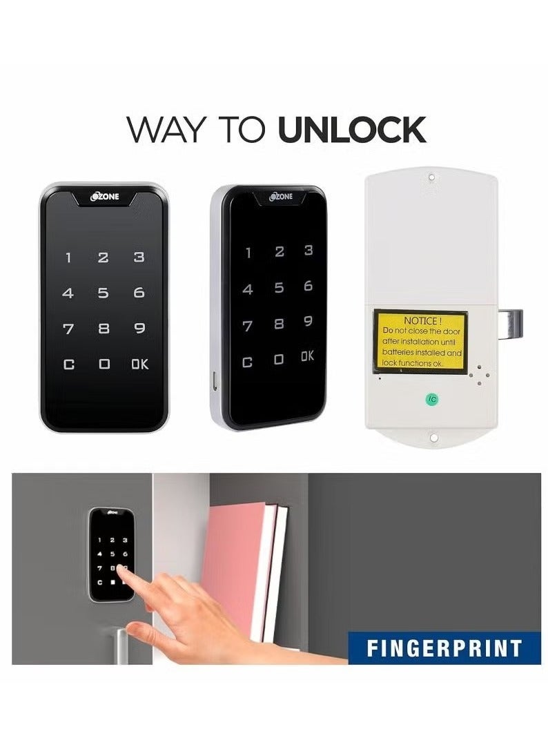 Ozone OZFL-201 LIFE PW Digital Furniture Lock with Password For Wooden | Metal Cabinets | Wardrobes | By Ozone India - Image 2
