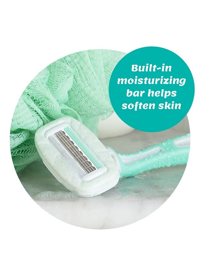 Intuition Schick Intuition Disposable Razors with Sensitive Skin, 3 Count | Razors Sensitive Skin, Women’s Disposable Razors with a Touch of Aloe, Travel Razor  - Image 3