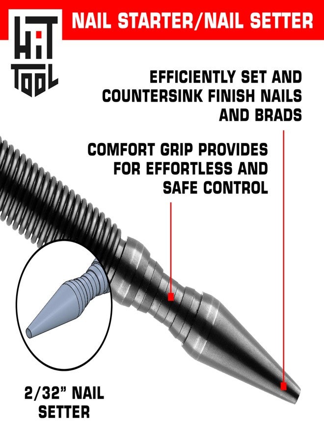 HIT Tool #2 Nail Starter and 2/32" (#2) Nail Setter Hammerless Spring Tool - Image 5