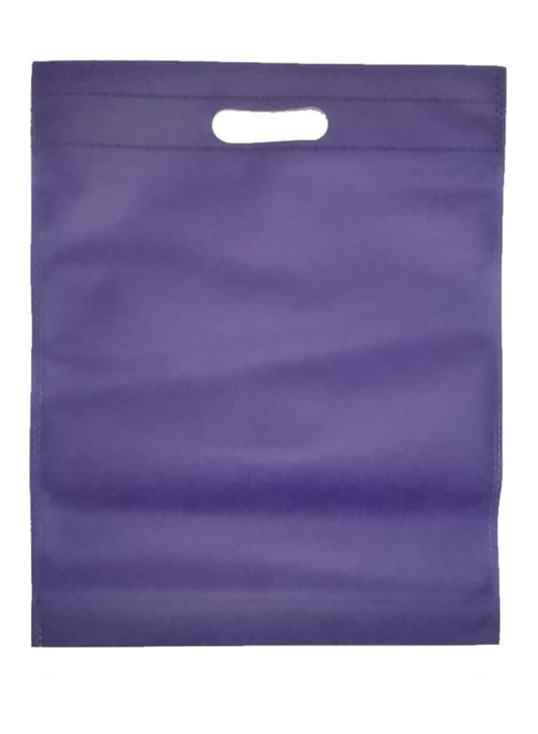 Canvas gift bag 25 pieces purple 30 x 25 cm - Image 1