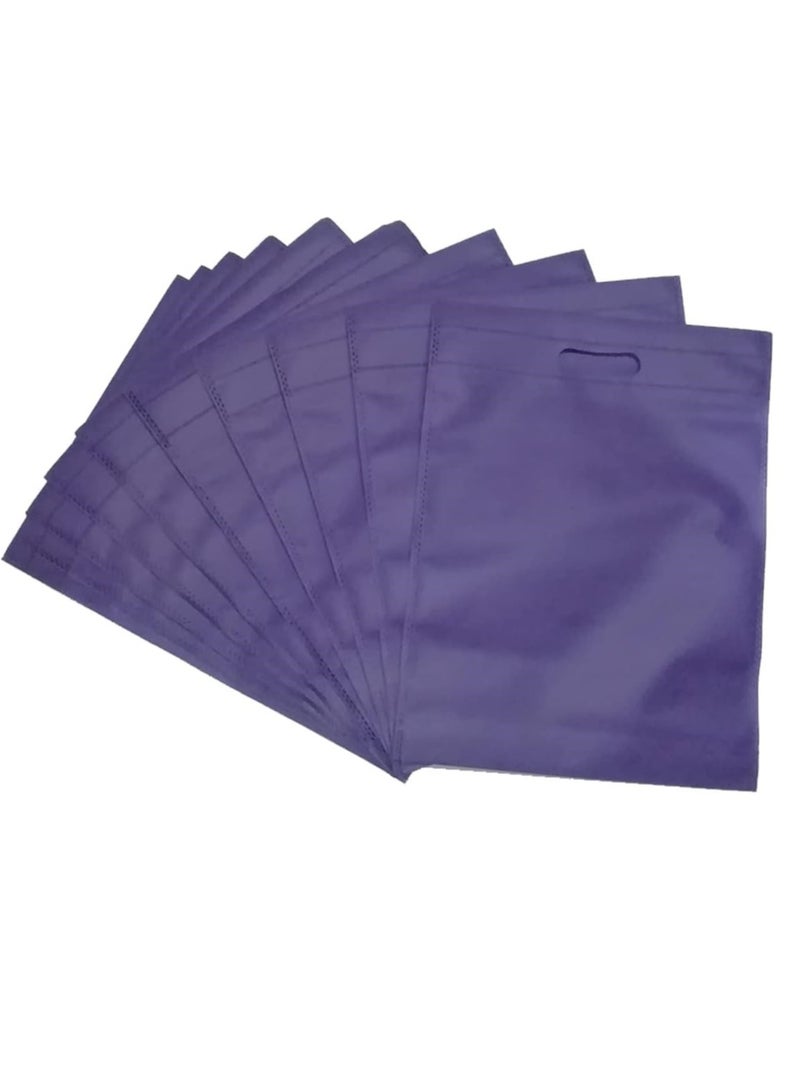 Canvas gift bag 25 pieces purple 30 x 25 cm - Image 2