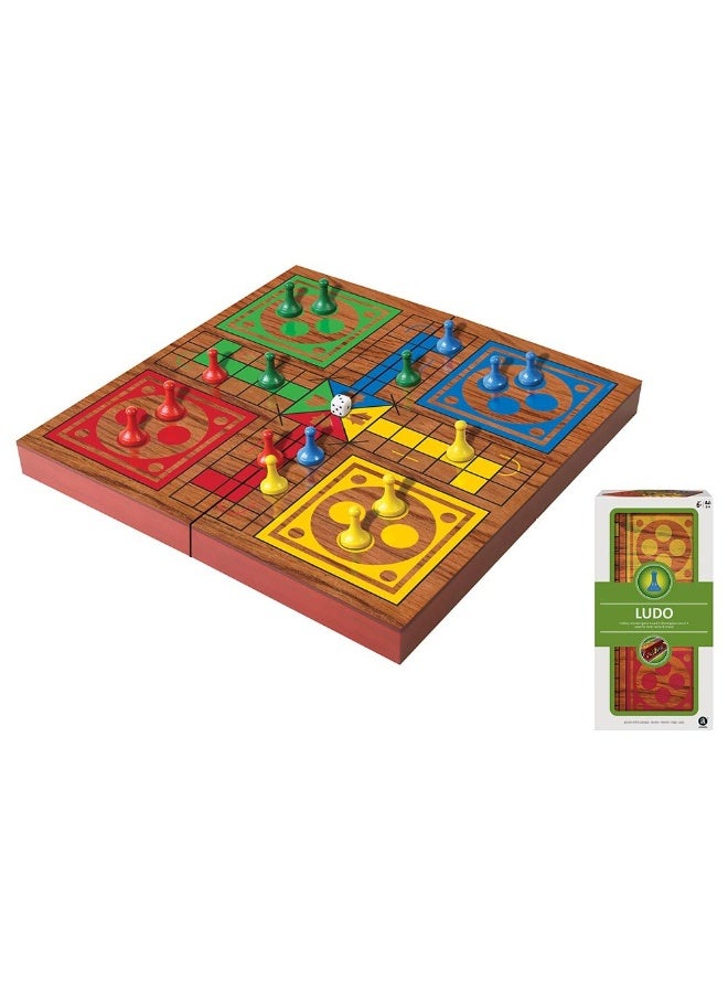 Ambassador Folding Wood Ludo Set (TG1902) - Image 3