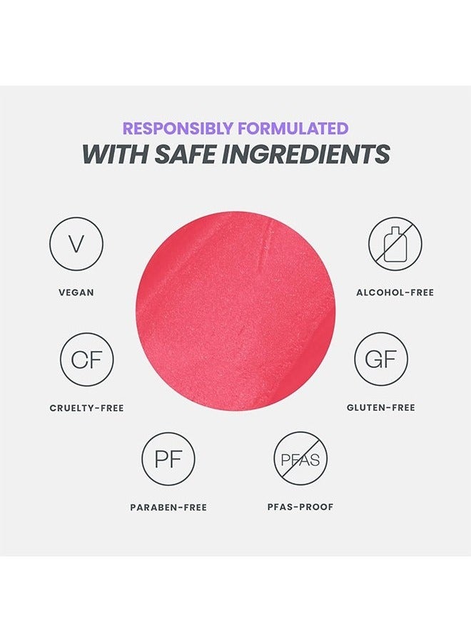 siimunana Wonder Blading Romance Lip Stain Masque, Long-Lasting Waterproof & Transfer-Proof Pink Lip Tint, Matte Finish Peel-Off Lip Stain for Smooth & Vibrant Lips, 4ml -Beautiful (Light Pink) - Image 4