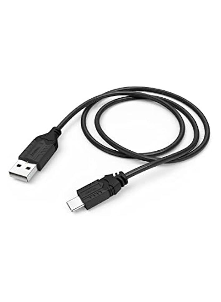 هاما هاما 54461 كابل شحن USB لوحدة التحكم الأساسية لجهاز PS5، بطول 0.75 متر، أسود 