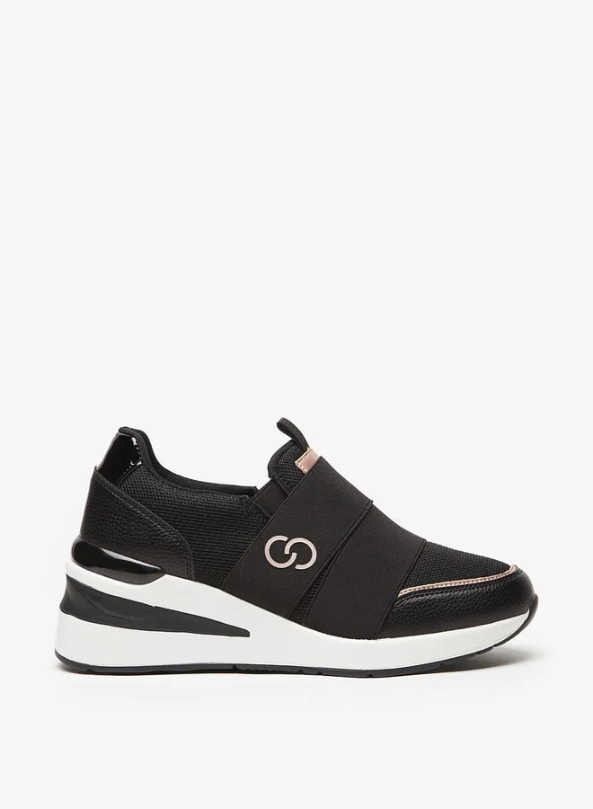 سيليست Women'S Slip-On Casual Sneakers With Wedge Heels