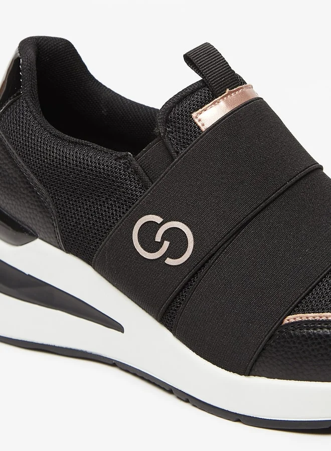 سيليست Women'S Slip-On Casual Sneakers With Wedge Heels